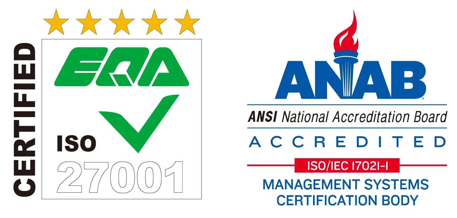 ISO27001認証ロゴ